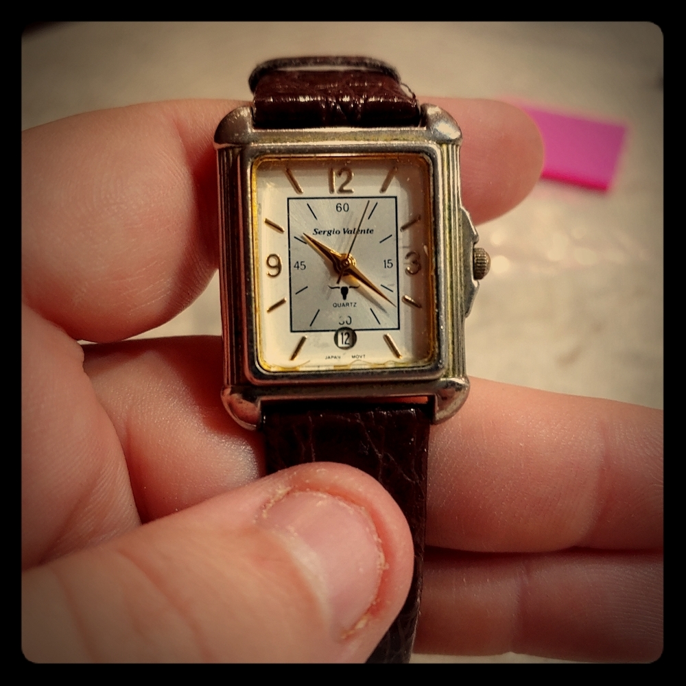 Sergio valente ladies watch date